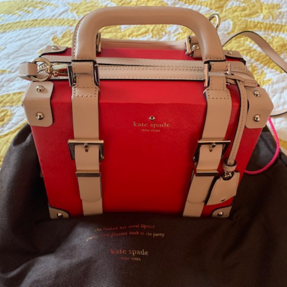 Kate Spade Go Fly A Kite Luggage Bag *****RARE